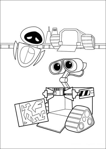 Kids-n-fun.com | 59 coloring pages of Wall e